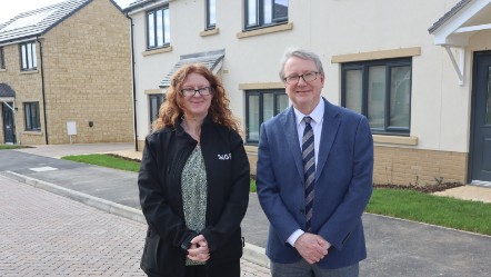 Cllr Geoff Saul and Alex Brooks