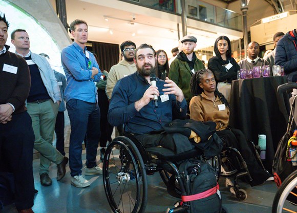 Young people speaking at TfL's Youth Panel event 2
