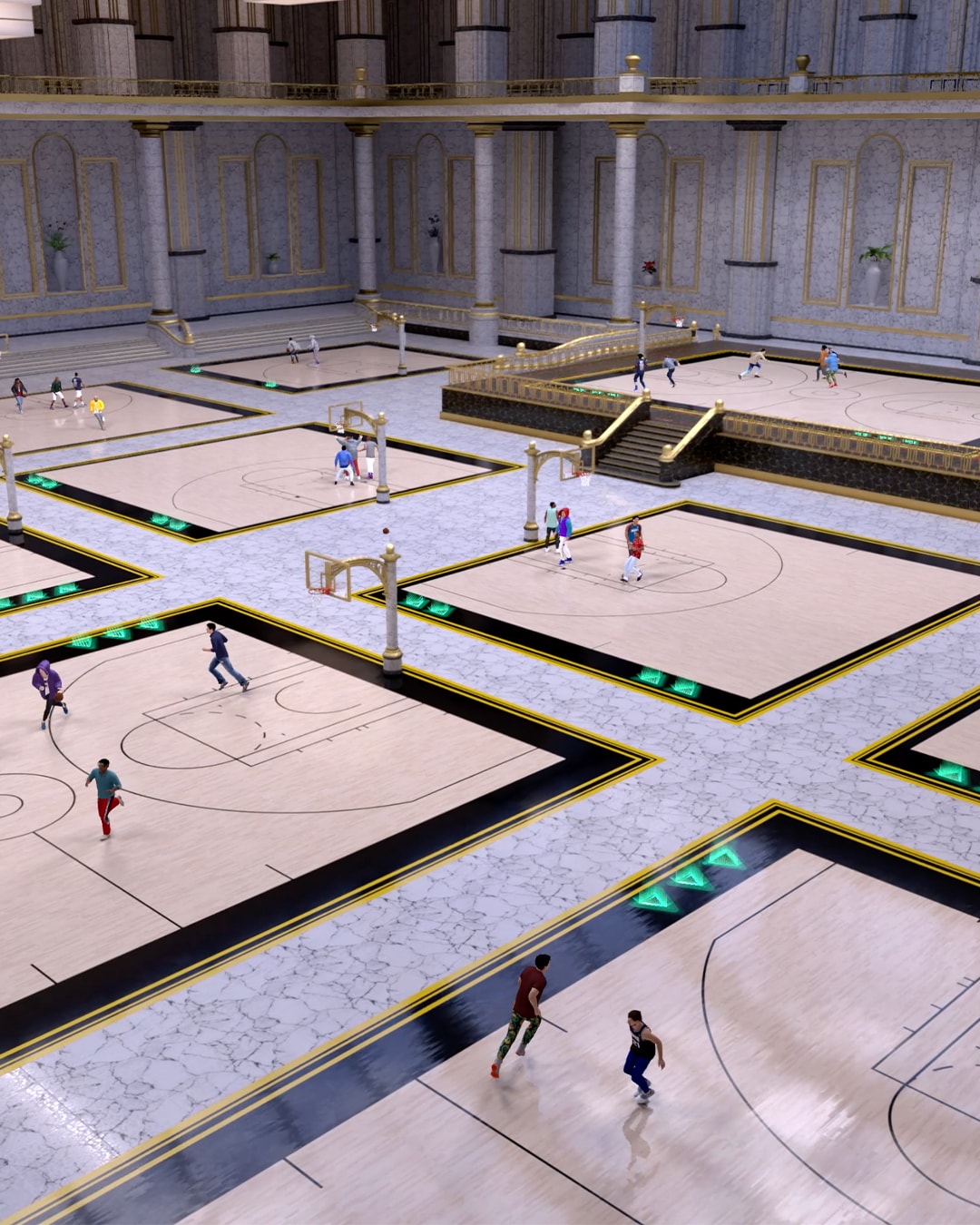 NBA 2K25 The City Courts Vertical