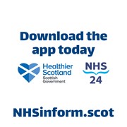 NHS 24 Healthy Know How - app social carousel 4 - 1080 x 1080: NHS 24 Healthy Know How - app social carousel 4 - 1080 x 1080