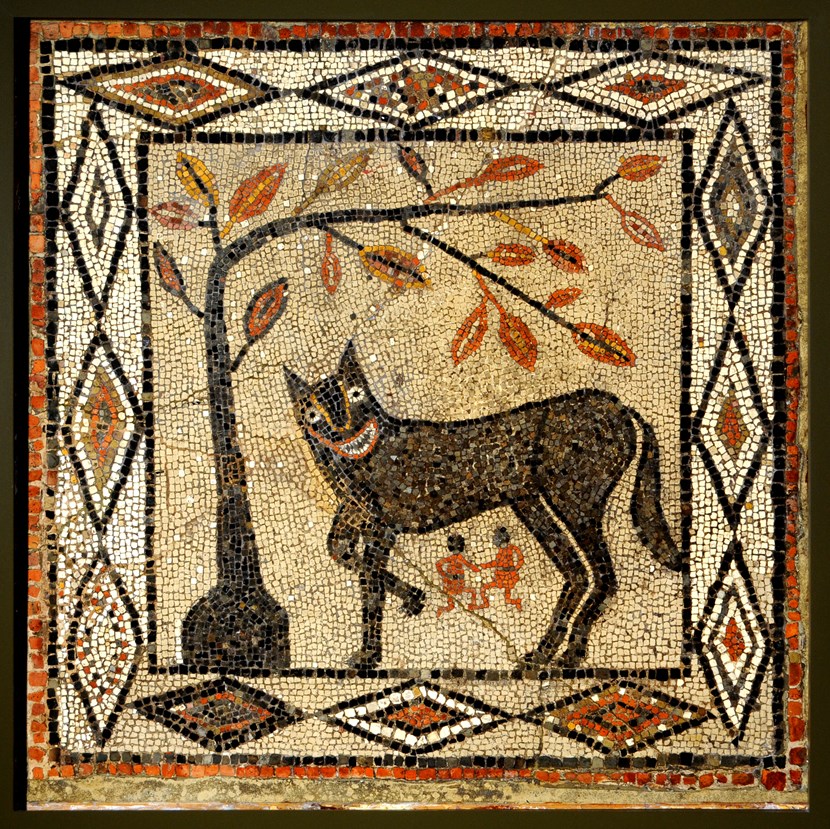 Setting the record straight on legend of the city’s wonky wolf: 05 Wolf and Twins mosaic (R R mosaic)