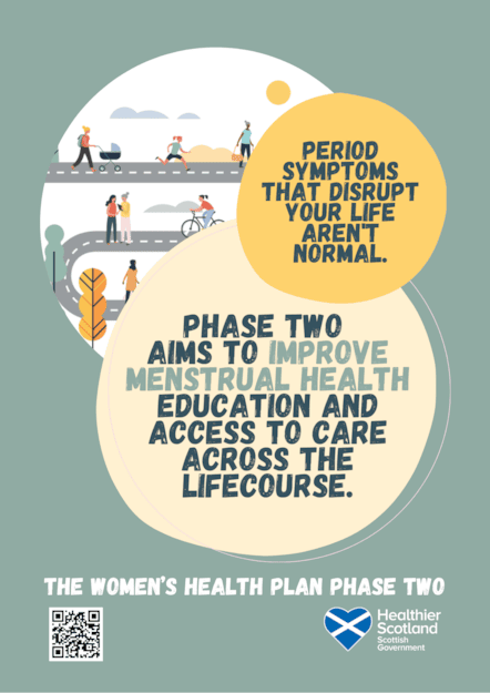 Women's Health Plan Phase Two - Poster 4 - Menstrual Health - A3