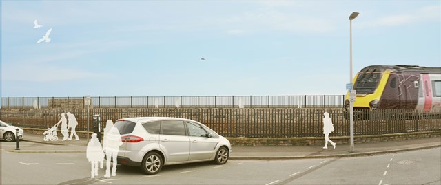 Dawlish sea wall render image 4
