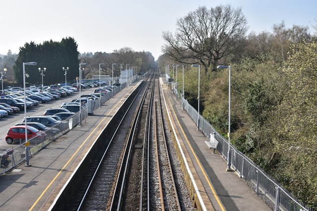 Longer platforms for longer trains: Network Rail completes Sunningdale station upgrades: Sunningdale station - 1