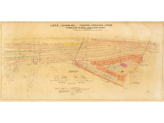 London stations - archived drawings and plans (Stratford regional)