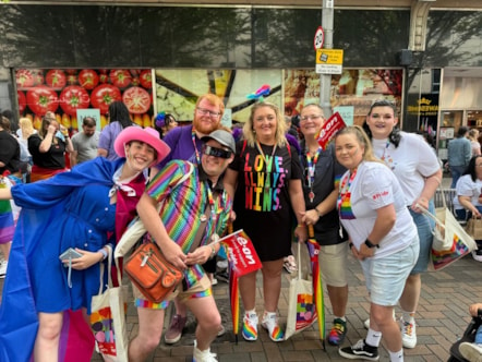 Colleagues at Notts Pride 2024-3