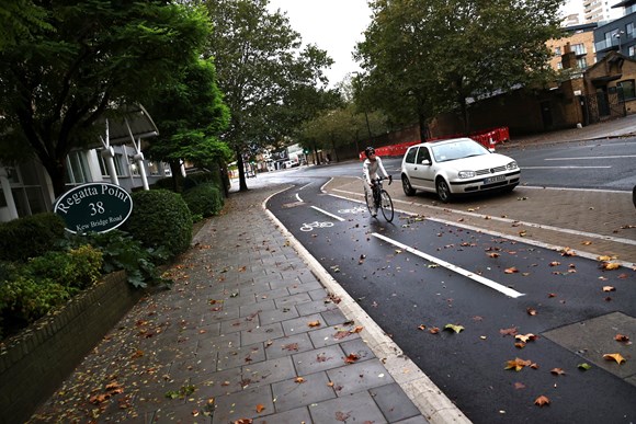 TfL and Hounslow Council complete work on latest phase of Cycleway 9: TfL Image - Cycleway 9