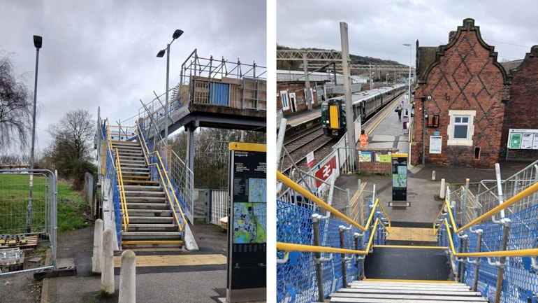 Longport station footbridge reopens for passenger use