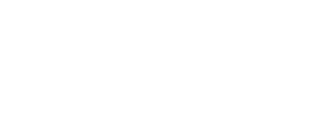 Network Rail logo - white - transparent background - 12 degrees