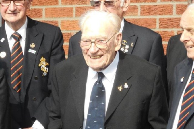 Ernie on his 100th birthday