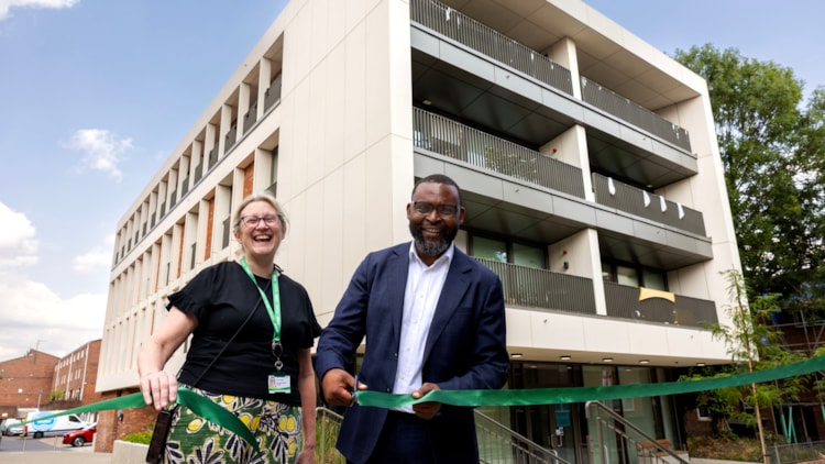 Residents move into new council homes on Elthorne Estate