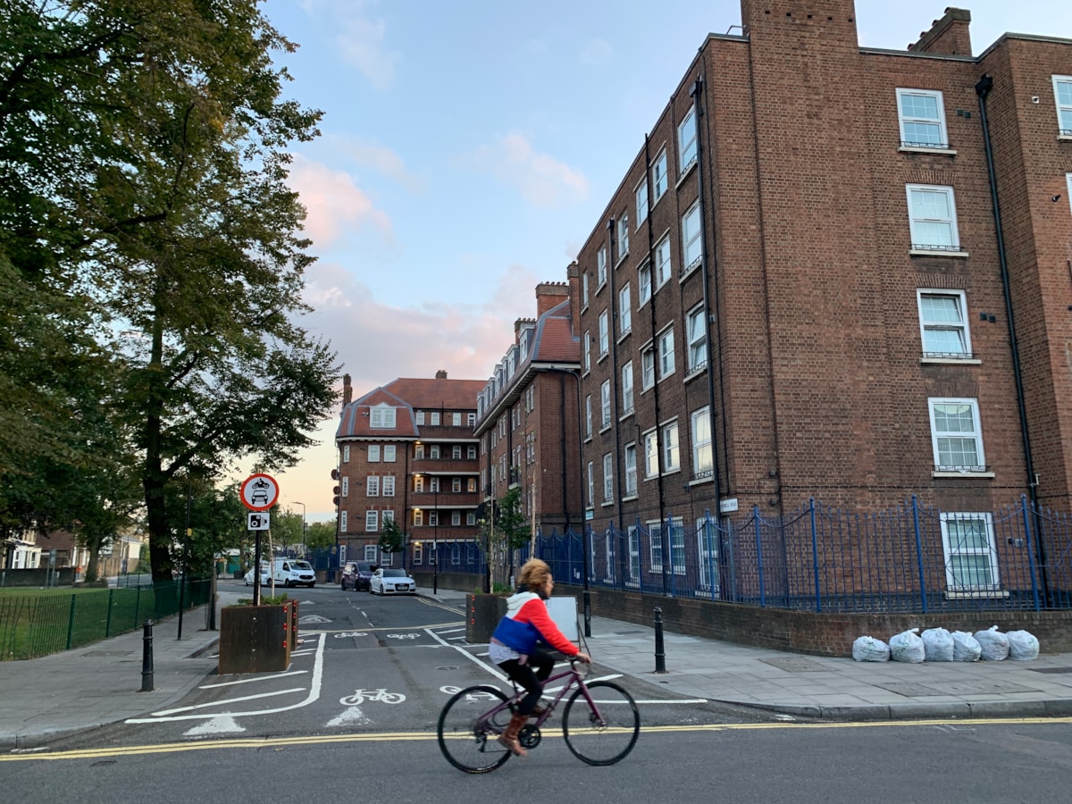 An existing filter in the Hackney Downs LTN