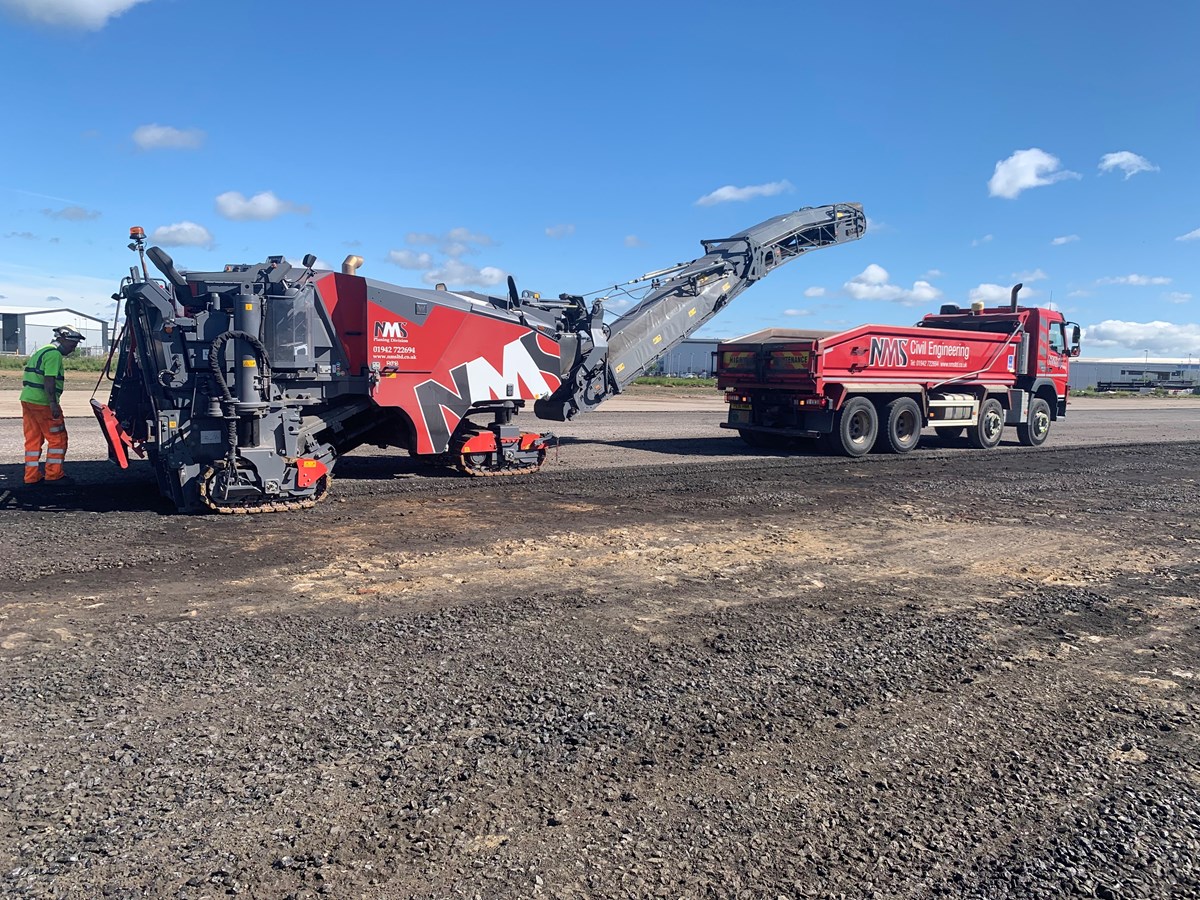 Samlesbury runway recycling 3