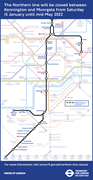 TfL Image - Northern line closure - closure map