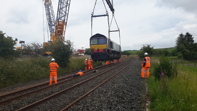 Derailment at Cumnock