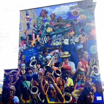 Dalston Peace Carnival Mural