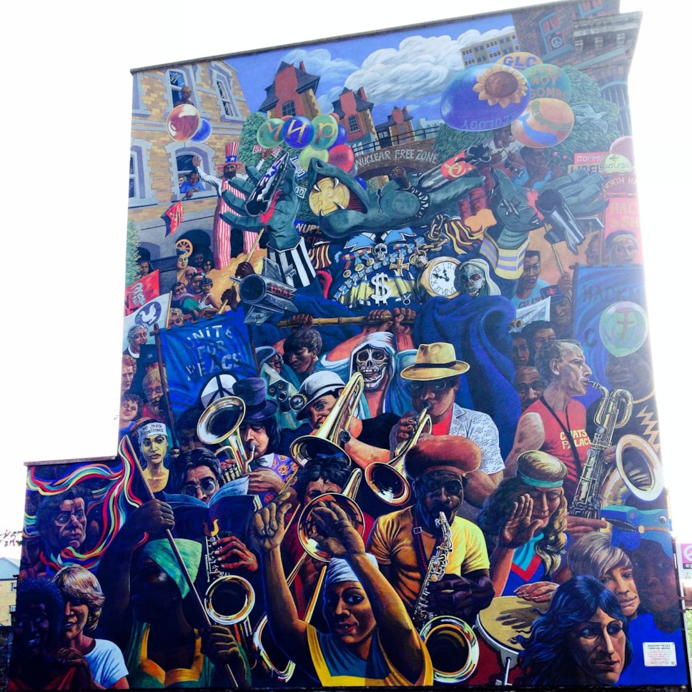 Dalston Peace Carnival Mural