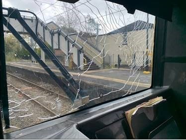 St Helens smashed window 1