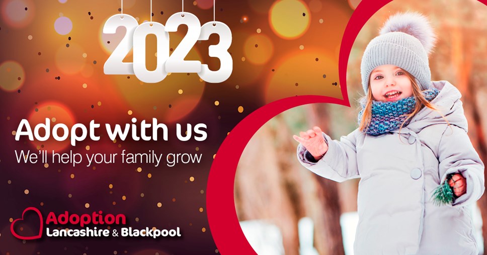 Adopt with us. We'll help your family grow. 
Adoption Lancashire and Blackpool