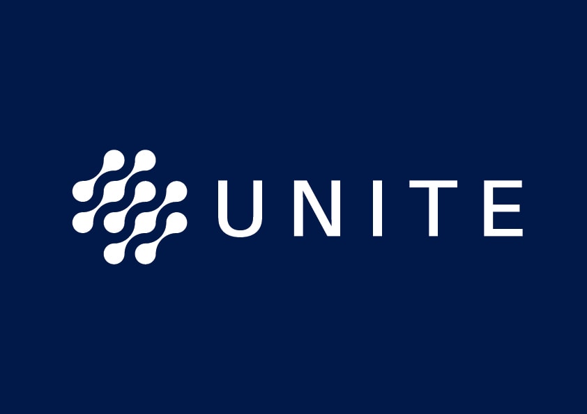 EIT Logo UNITE [DEF]WHITE BLUE BACKGROUND