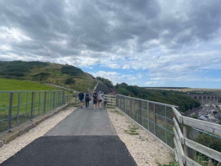 Resurfaced path NCN1 at Cullen