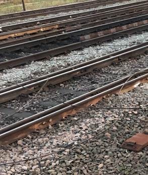 The repair job was complex, involving replacing 500m of overhead wire