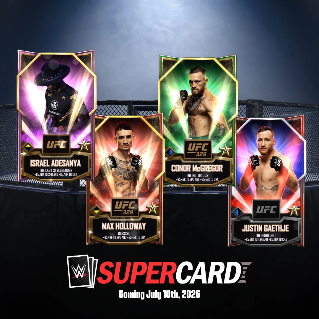 WWE SuperCard UFC All Cards Square