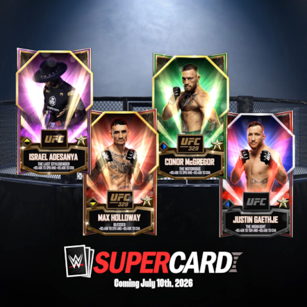 WWE SuperCard UFC All Cards Square