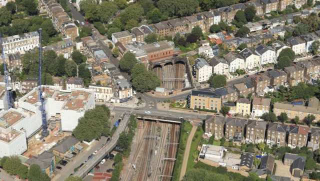 Major upgrades between London St Pancras and Bedford this Christmas: Agar Grove in Camden, Network Rail