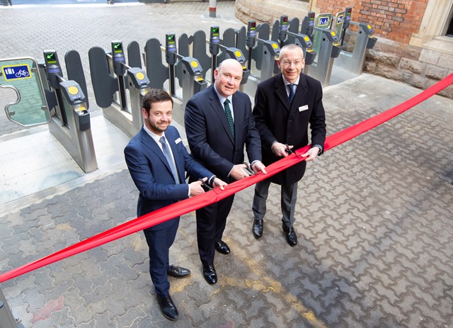 New ticket gates Bristol Temple Meads - John Lanchester Tim Bowles Mark Langman