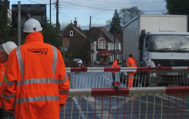 Horsham Rd level crossing awareness day: Horsham Rd level crossing