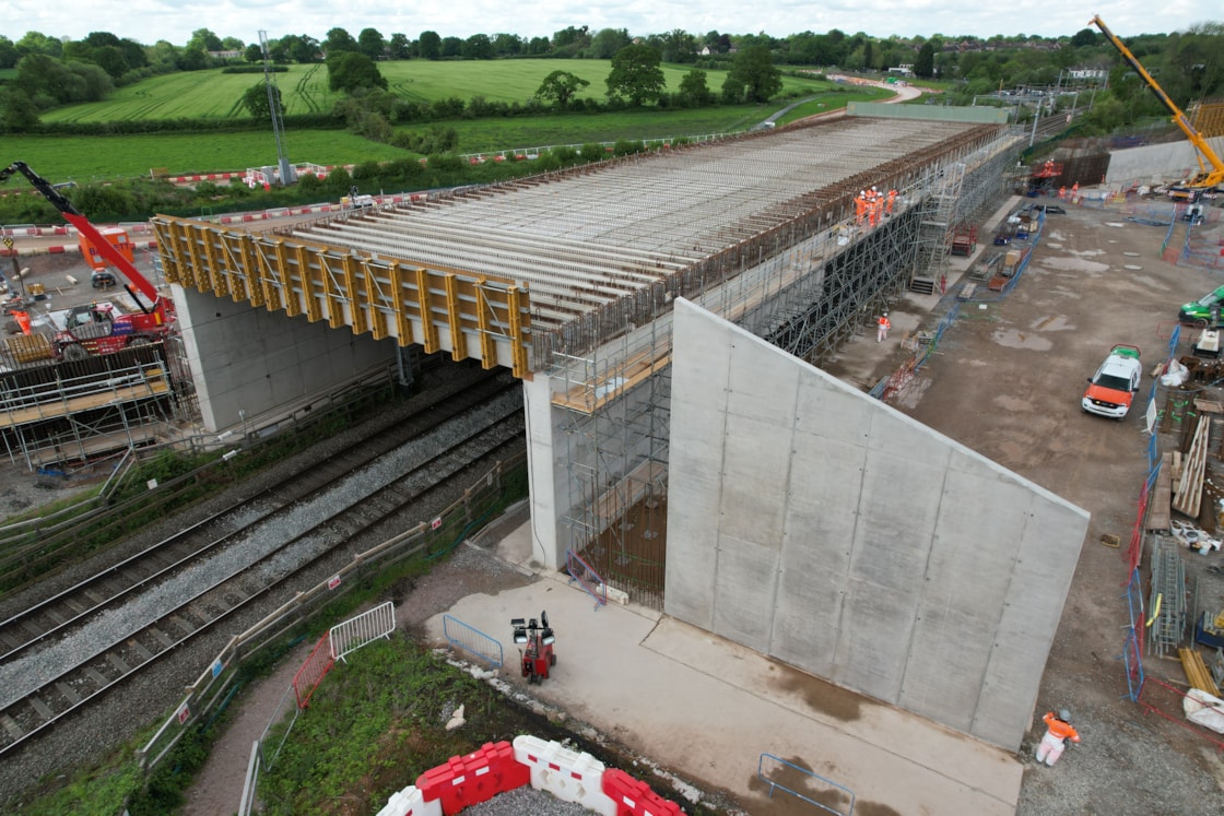 Close up - HS2 Carol Green Underbridge