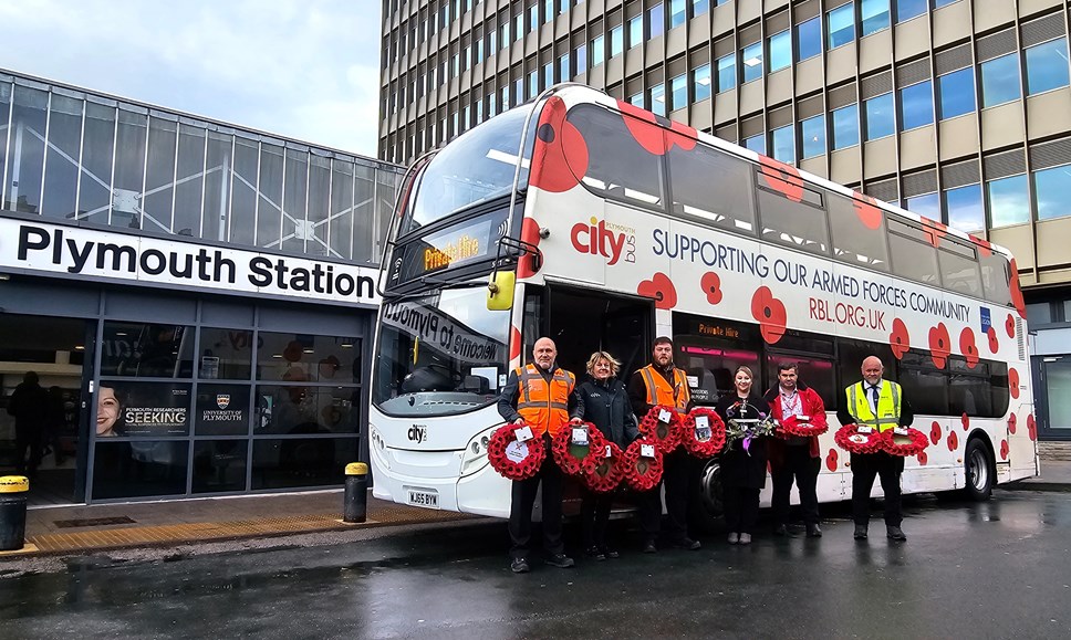 Poppy Bus at Plymouth