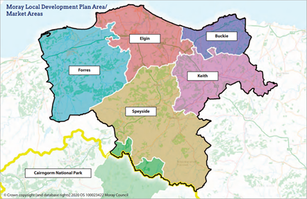 Map image from Local Development Plan 2020