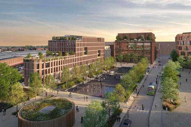 Developer announced for York Central: YorkCentral CGI of potential former Coal Drops
