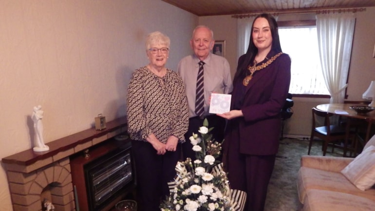 Jacqueline and Andrew Millar celebrate Diamond Wedding Anniversary