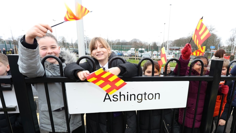 Ashington station in Nothumberland