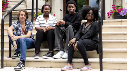 Chief Discovery Officers, from left, Tam, Teayanna, Cruz and Sidra