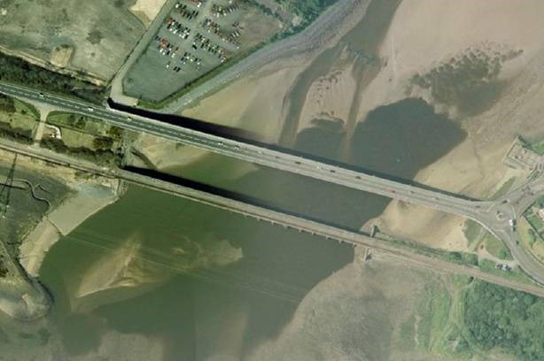 A new viaduct to be built at Loughor