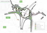 Indicative overview of the scheme for Queen Eleanor Interchange: Indicative overview of the scheme for Queen Eleanor Interchange
