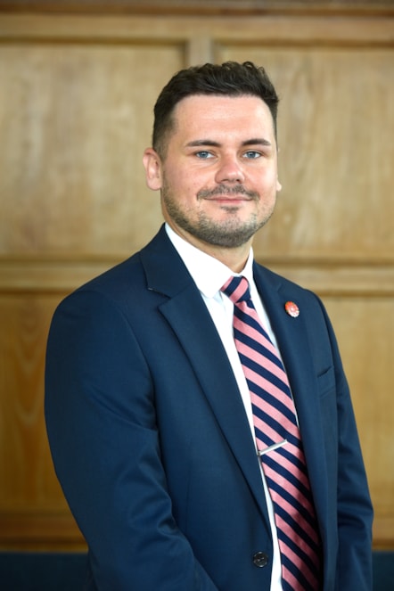 County Councillor Joshua Roberts