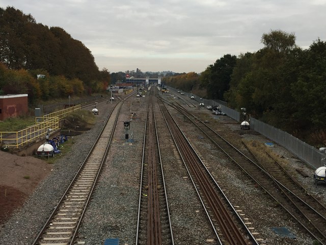 The line at Bromsgrove the day before work started image 2