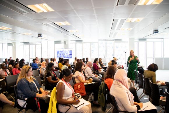 TfL marks International Women’s Day with a range of events to encourage more women to join transport and engineering sectors: TfL Image - Women attend TfL's Women into Transport and Engineering pre-employment programme, WiTnE with Tarmac-Keir JV, FM Conway and Glenman