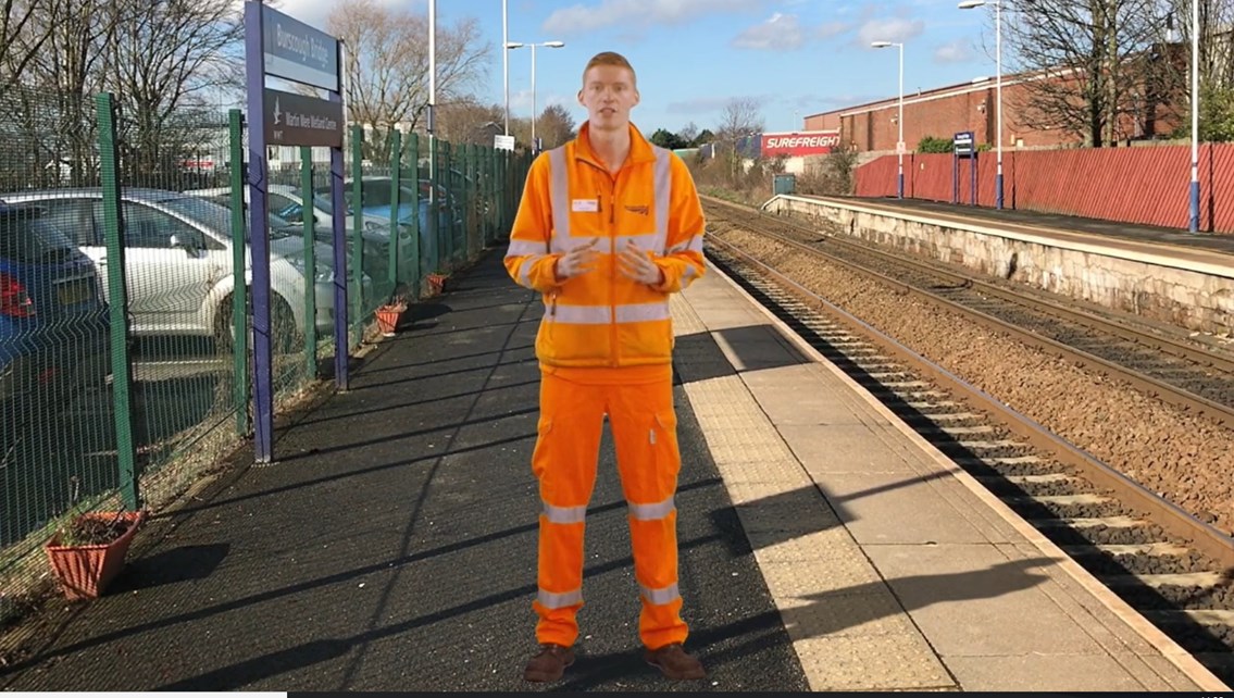 Students from London to Carlisle learn how to stay safe on the railway: Nick Jordan LNW community safety manager