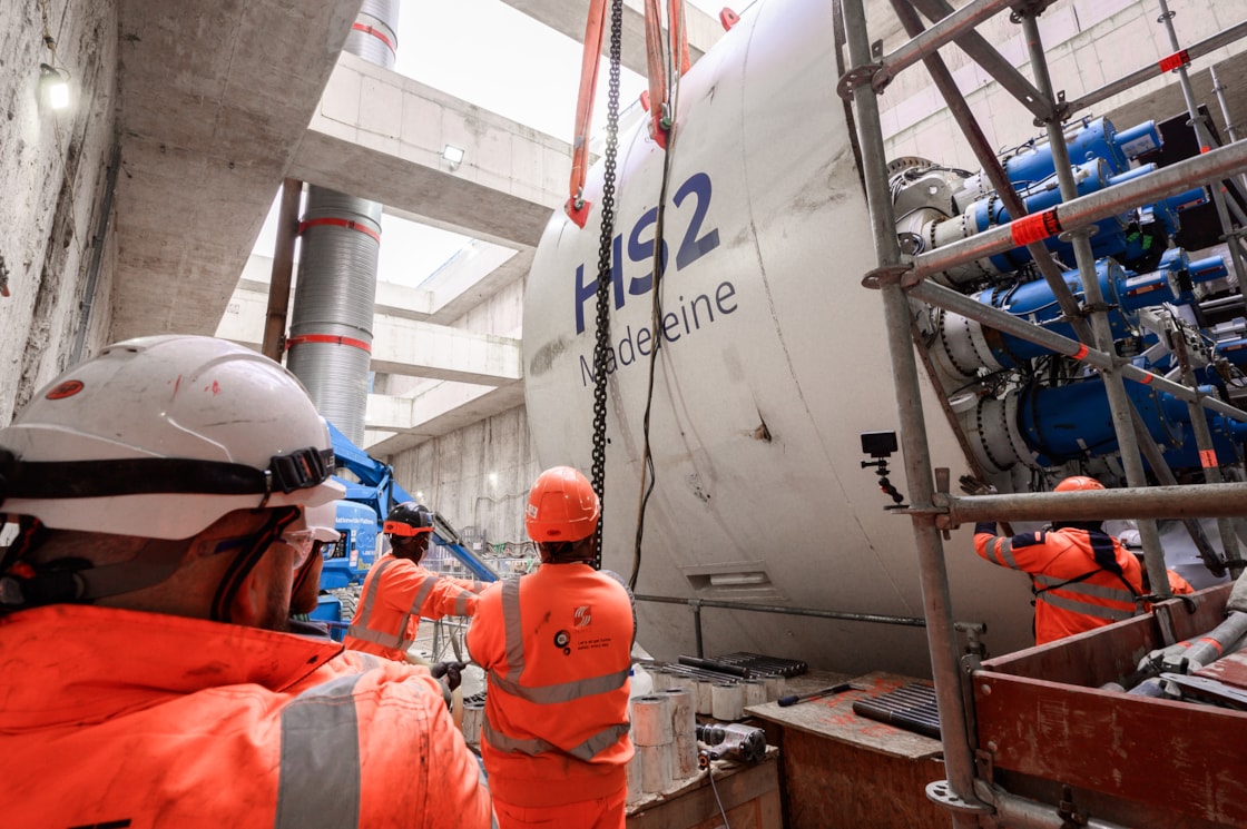 TBM Madeleine shield being assembled in OOC Box