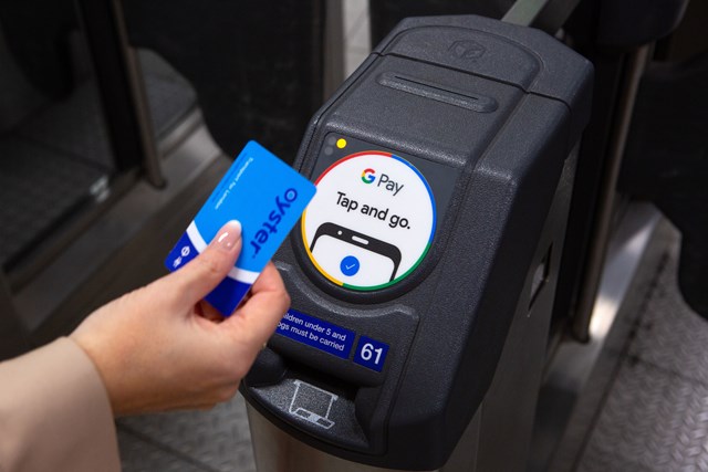 TfL Image - Oyster card reader