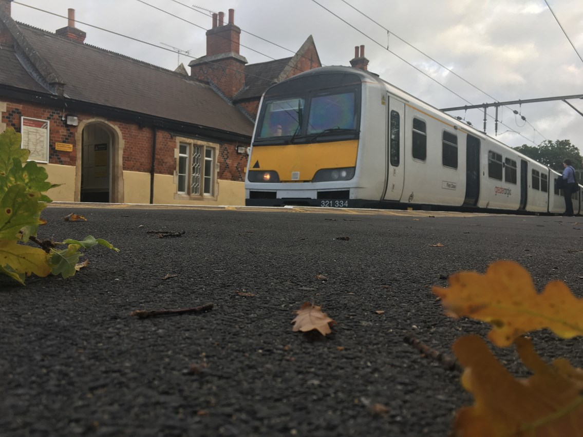 Network Rail’s leaf-busting teams prepare to keep trains moving on the Anglia rail network: Autumn railway Anglia