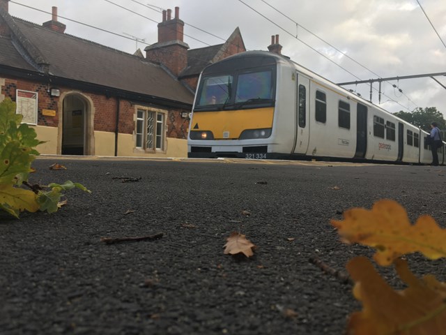 Autumn railway Anglia