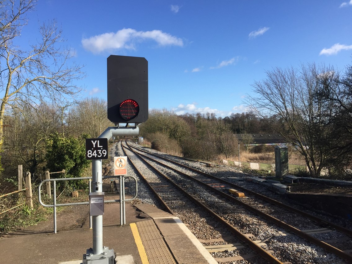 Acle station new signal 1