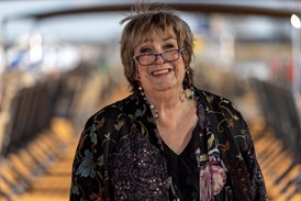 Dame Jenni Murray - Godmother to Spirit of the Rhine and Spirit of the Danube at the ships' naming ceremony